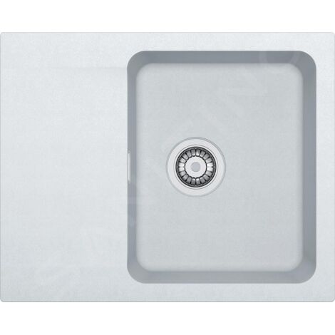 Franke Orion - Évier en tectonite OID 611-62, 620x500mm, blanc 114.0288.566