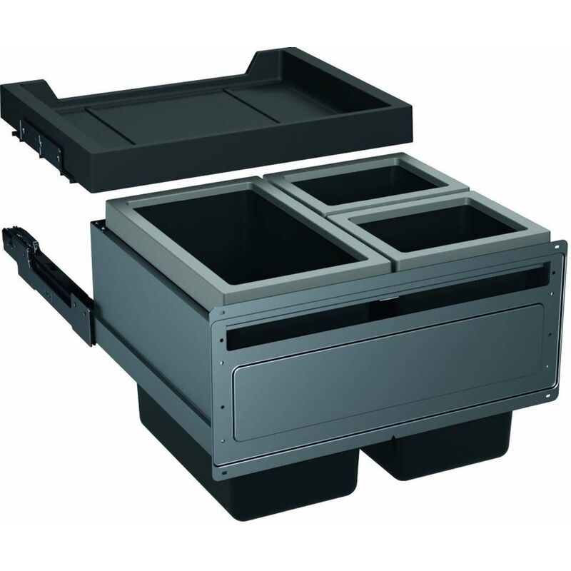 Franke - Poubelle tri sélectif - Poubelle encastrée fx 60 26-11-11 121.0557.763