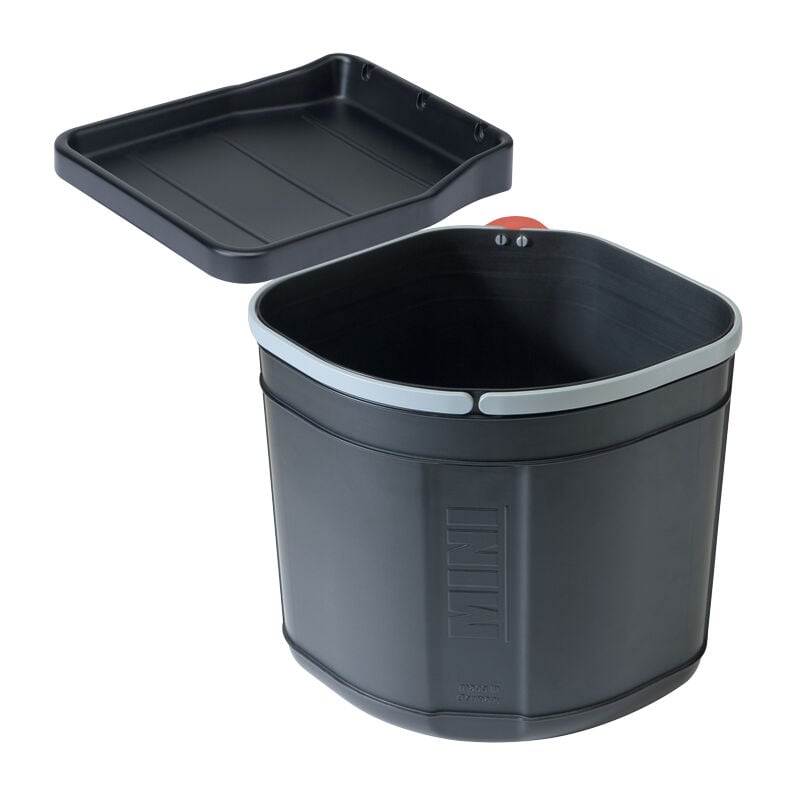 Franke - Poubelle pivotante à ouverture automatique 30l - Contenance : 30 l - Décor : Noir - Hauteur : 419 mm - Largeur : 344 mm - Nombre de seaux : 1