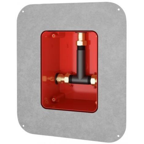 Franke R-défini, boîtier système R5, douche avec un mélange Klebefl.