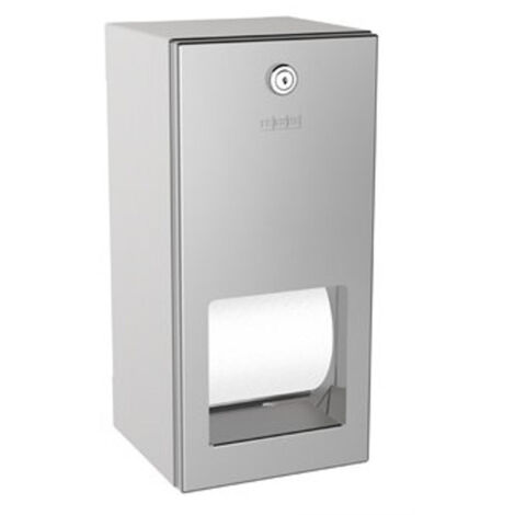 Franke Rodan Porte-paier toilette double 14.4x30.1x13.8cm inox