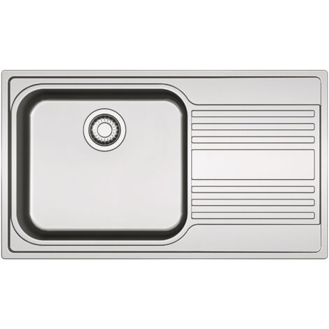 Franke RPX 611-86 LB. Tipo di lavello: Lavello ad incasso, Forma del lavandino: Rettangolare, Materiale del lavandino: Acciaio inox. Larghezza: 860 mm, Profondità: 500 mm, Larghezza ... - 101.0358.061