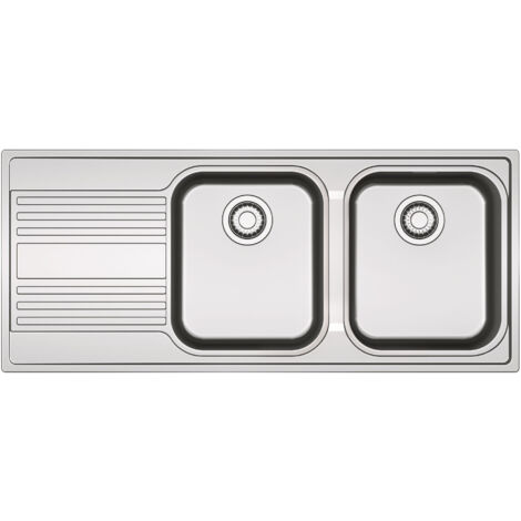 Franke RPX 621. Tipo di lavello: Lavello ad incasso, Forma del lavandino: Rettangolare, Materiale del lavandino: Acciaio inox. Larghezza: 1160 mm, Profondità: 500 mm, Larghezza del c... - 101.0358.153