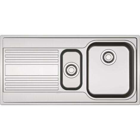 Franke RPX 651. Tipo di lavello: Lavello ad incasso, Forma del lavandino: Rettangolare, Materiale del lavandino: Acciaio inox. Larghezza: 1000 mm, Profondità: 500 mm, Larghezza del c... - 101.0358.072