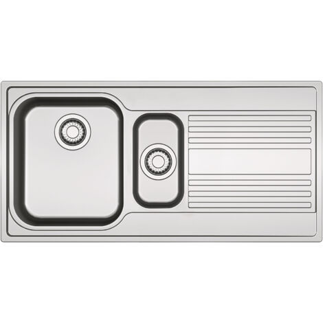 Franke RPX 651. Tipo di lavello: Lavello ad incasso, Forma del lavandino: Rettangolare, Materiale del lavandino: Acciaio inox. Larghezza: 1000 mm, Profondità: 500 mm, Larghezza del c... - 101.0358.073