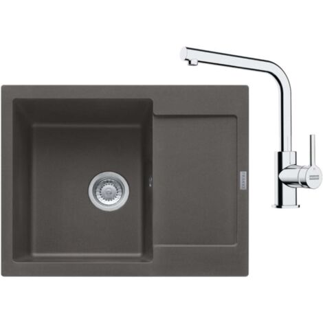 Franke Sets - Küchenset G257ŠB, Fragranitspüle MRG 611-62 und Armatur FS 3230.031, Schiefer grau/Chrom 114.0720.184