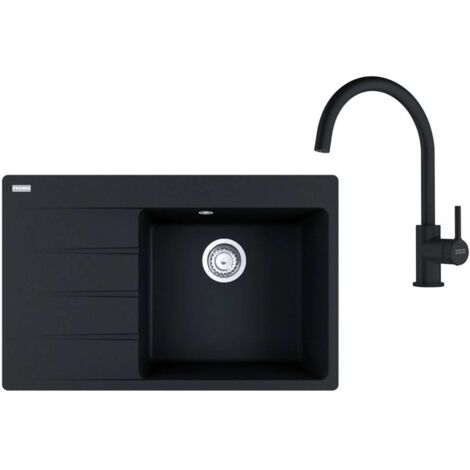 Franke Sets - Küchenset G271O, Fragranitspüle CNG 611-78 TL/7 und Armatur FC 6018.071, Onyx 114.0700.775
