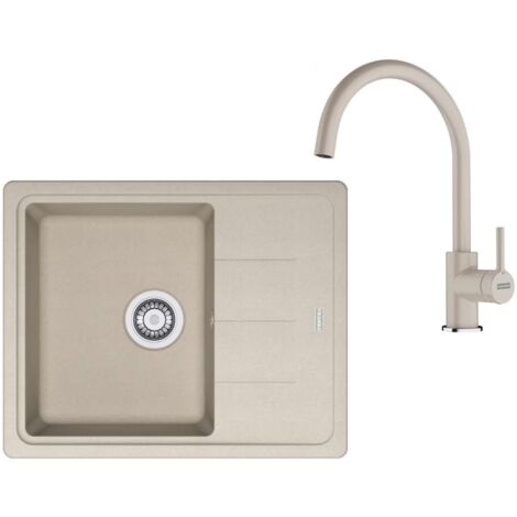 Franke Sets - Küchenset G278SA, Fragranitspüle BFG 611-62 und Armatur FC 6018.082, Sahara 114.0700.803