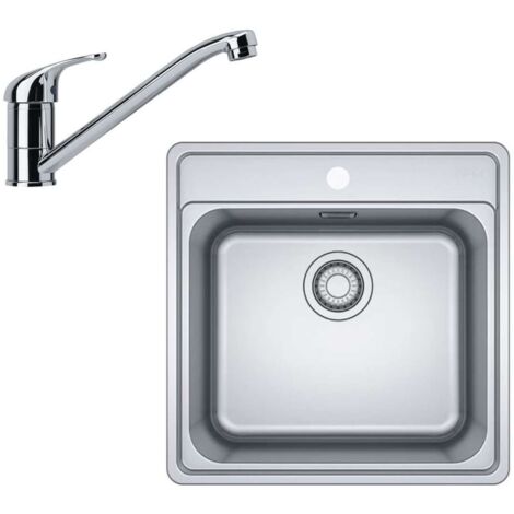 Franke Sets - Küchenset N90, Edelstahlspüle BCX 610-51 und Armatur FB 250.031, Chrom 101.0700.673