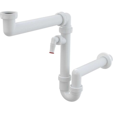 Franke Sifone per lavello sottotop Kubus 2 KNG 110-52 e 110-62 Fragranit+ (1325.00)