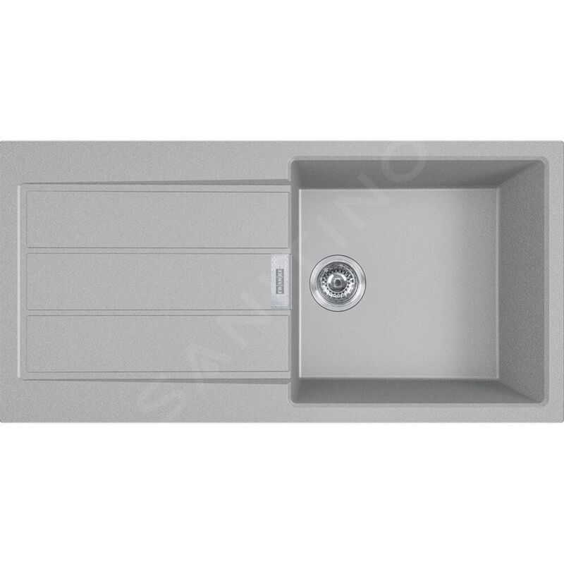 Franke - Sirius 2.0 - Évier en tectonite S2D 611-100, 100x50 cm, gris 143.0651.011 Franke - Sirius 2.0 - Évier en tectonite S2D 611-100, 100x50 cm, gris 143.0651.011