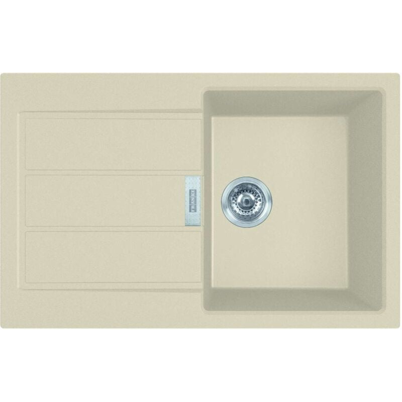 Franke Sirius 2.0 - Évier en tectonite S2D 611-78, 78x50 cm, beige 143.0670.896