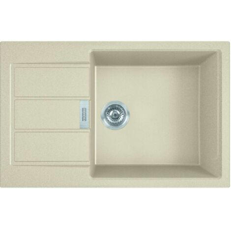 Franke Sirius 2.0 - Lavello in tectonite S2D 611-78 XL, 78x50 cm, beige 143.0670.897