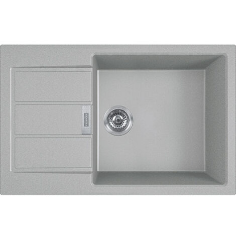 Franke Sirius 2.0 - Lavello in tectonite S2D 611-78 XL 78x50 cm, grigio 143.0617.617