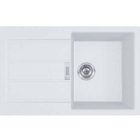 Franke SIRIUS - 2.0 S2D 611-78 Fregadero empotrado de Tectonite® Blanco