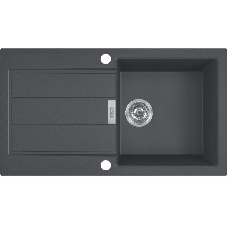 Sirius - 2.0 S2D 611-78 Tectonite® Evier à encastrer Noir - Franke