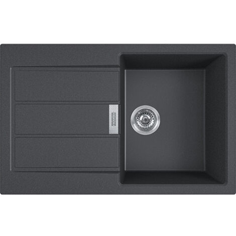 Franke SIRIUS - 2.0 S2D 611-78 Tectonite® Fregadero empotrado Negro