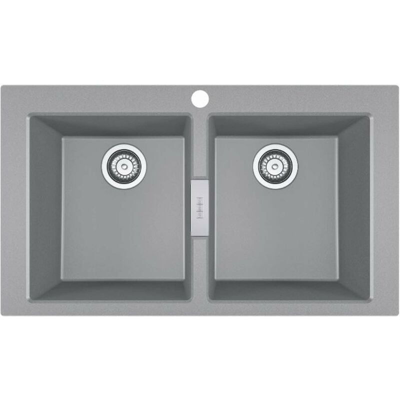 Sirius 2.0 - Évier en tectonite S2D 620-86, 86x50 cm, gris 143.0650.970 - Franke