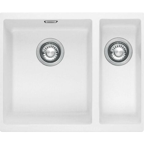 Franke Sirius - Évier en tectonite SID 160, 56x44 cm, blanc 125.0363.803