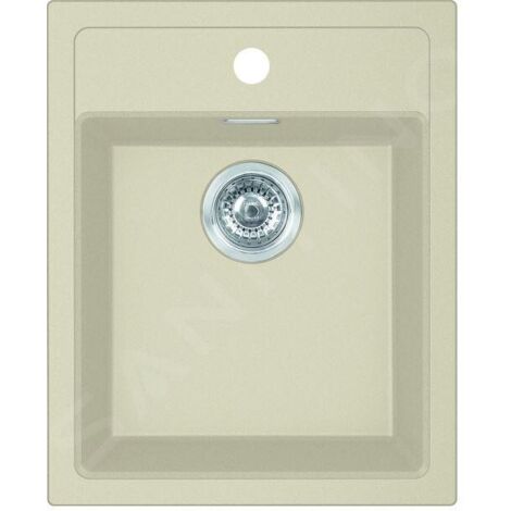 Franke Sirius - Évier en tectonite SID 610-40, 430x530 mm, beige 143.0670.895
