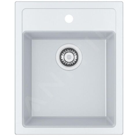 Franke Sirius - Évier en tectonite SID 610-40, 43x53 cm, blanc 114.0503.010