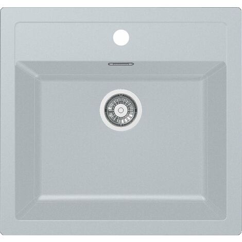 Franke Sirius - Évier en tectonite SID 610, 56x53 cm, blanc 114.0284.165