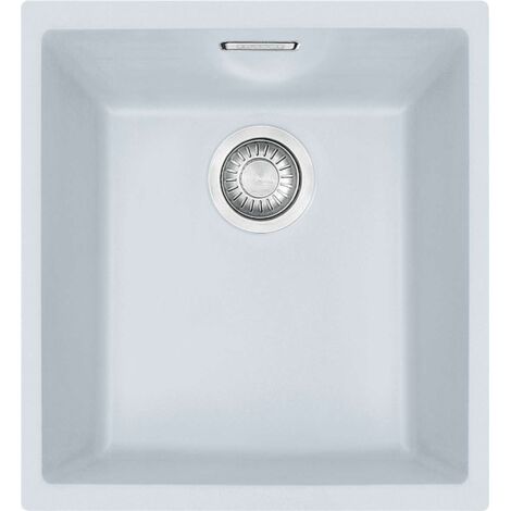Franke Sirius - Fregadero de tectonice SID 110-34, 37x44 cm, blanco 125.0363.784