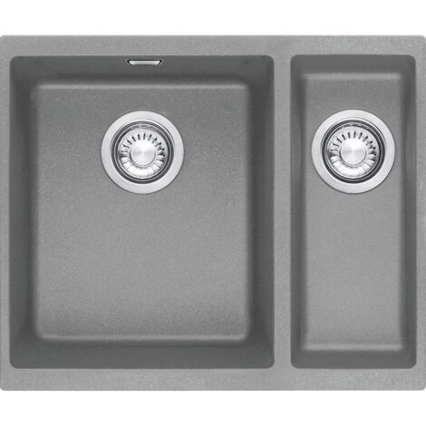 Franke Sirius - Fregadero de tectonite SID 160/2, 560x440, gris 125.0582.208