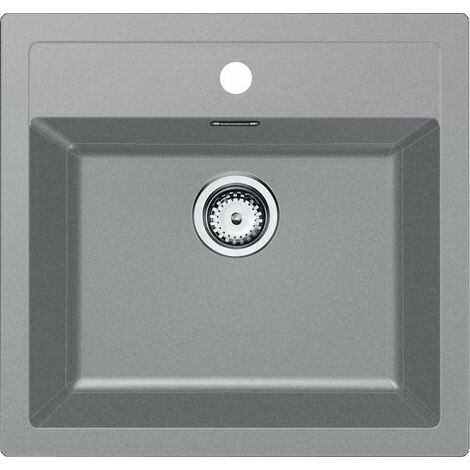 Franke Sirius - Lavello in tectonite SID 610, 56x53 cm, grigio 143.0650.860