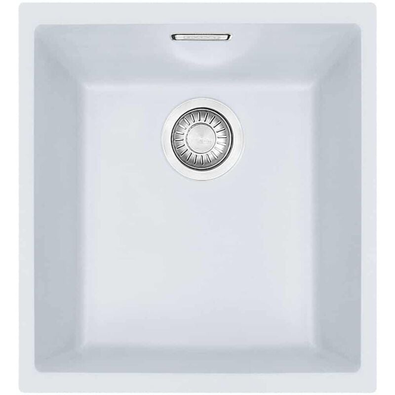 Evier Franke Sirius Tectonite SID110-34 - Blanc Artic (moucheté)