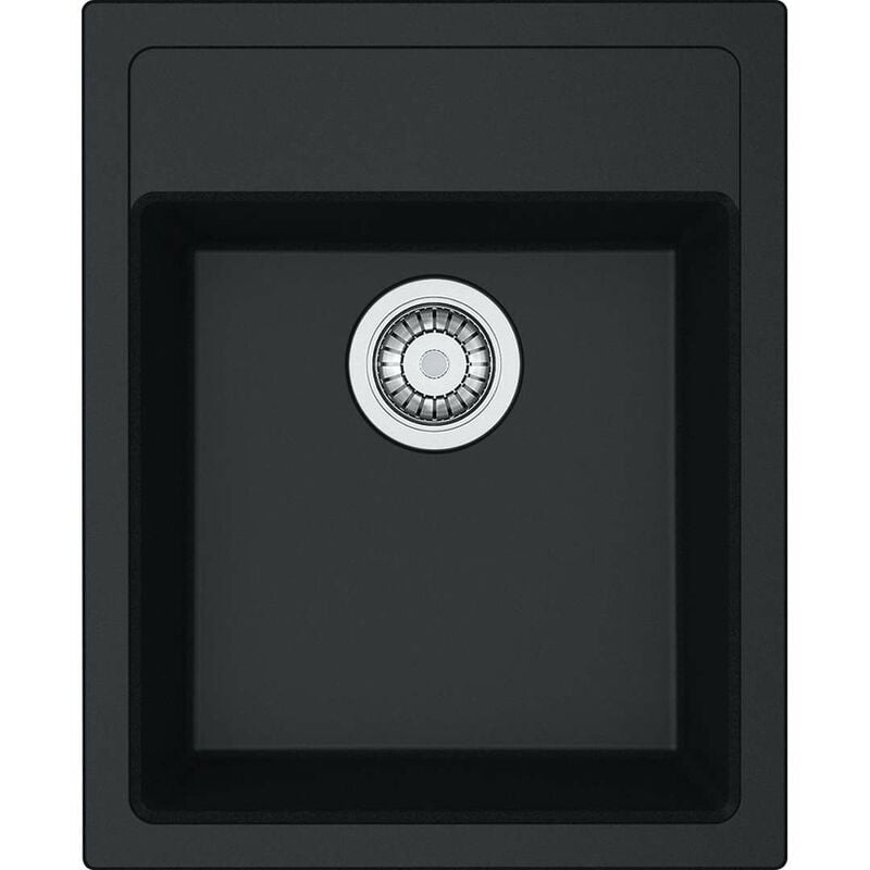 Sirius - Évier en tectonite sid 610-40, 43x53 cm, noir 114.0503.041 - Franke