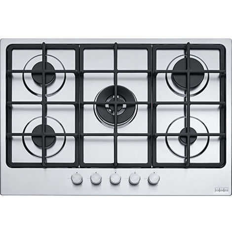 Franke Smart FHSM 755 4G DC XS C piano cottura Acciaio inox Da incasso 73 cm Gas 5 Fornelli