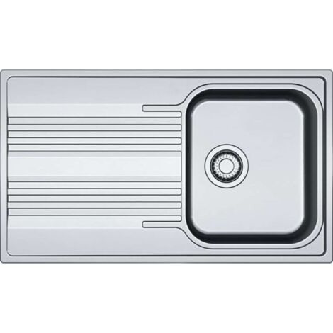 Franke Smart - Fregadero de acero inoxidable SRX 611-86, 86x50 cm 101.0395.016
