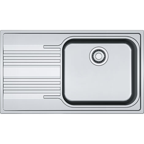 Franke Smart SRX 611-86 LB. Tipo di lavello: Lavello ad incasso, Forma del lavandino: Rettangolare, Materiale del lavandino: Acciaio inox. Larghezza: 860 mm, Profondità: 500 mm, Larg... - 101.0356.882