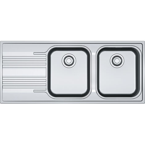 Franke Smart SRX 621. Tipo di lavello: Lavello ad incasso, Forma del lavandino: Rettangolare, Materiale del lavandino: Acciaio inox. Larghezza: 1160 mm, Profondità: 500 mm, Larghezza... - 101.0356.894