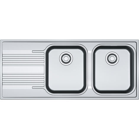 Franke Smart SRX 621. Tipo di lavello: Lavello ad incasso, Forma del lavandino: Rettangolare, Materiale del lavandino: Acciaio inox. Larghezza: 1160 mm, Profondità: 500 mm, Larghezza... - 101.0356.895