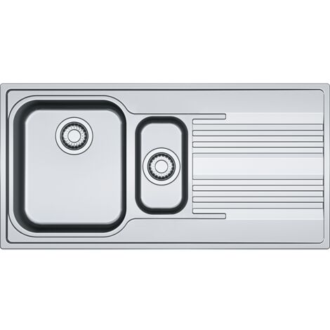 Franke Smart SRX 651. Tipo di lavello: Lavello ad incasso, Forma del lavandino: Rettangolare, Materiale del lavandino: Acciaio inox. Larghezza: 1000 mm, Altezza: 500 mm, Larghezza de... - 101.0356.887