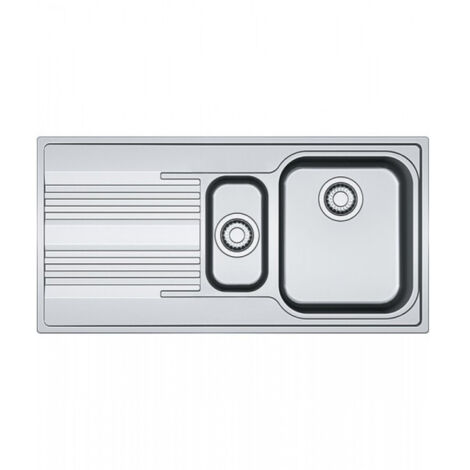 Franke Smart SRX 651. Tipo di lavello: Lavello ad incasso, Forma del lavandino: Rettangolare, Materiale del lavandino: Acciaio inox. Larghezza: 1000 mm, Profondità: 500 mm, Larghezza... - 101.0356.886