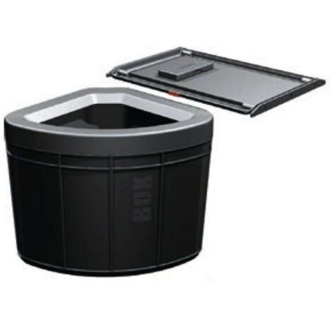 Franke Sortery - Cubo de basura integrado 45, negro 121.0307.565