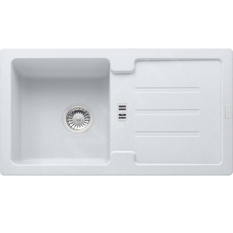 Strata - Évier en fragranit stg 614-78, 780x435 mm, blanc artic 114.0369.389 - Franke