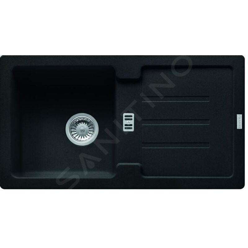 Strata - Évier en fragranit stg 614-78, 780x435 mm, noir mat 114.0661.517 - Franke