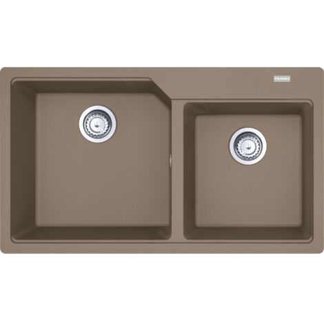 Franke UBG 620-86 Urban Lavello 2 vasche incasso 86 x 50 cm. oyster