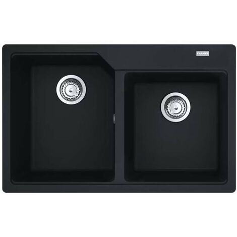 Franke Urban - Évier en fragranit UBG 611-78, 78x50 cm, noir mat 114.0700.117