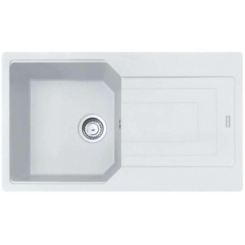 Urban - Évier en fragranit ubg 611-86, 86x50 cm, blanc arctique 114.0700.109 - Franke