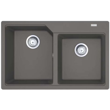 Franke Urban - Fregadero de fragranite UBG 620-78, 78x50 cm, piedra gris 114.0700.119
