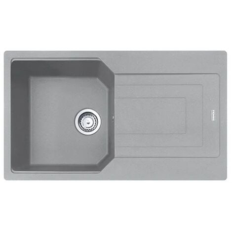 Franke Urban Kitchen Sink in Stone Grey 1 Bowl Reversible 1000mm Inc. Waste