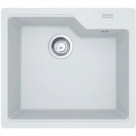 Franke Urban - Lavello in fragranite UBG 610-56, 56x50 cm, bianco ghiaccio 114.0700.064