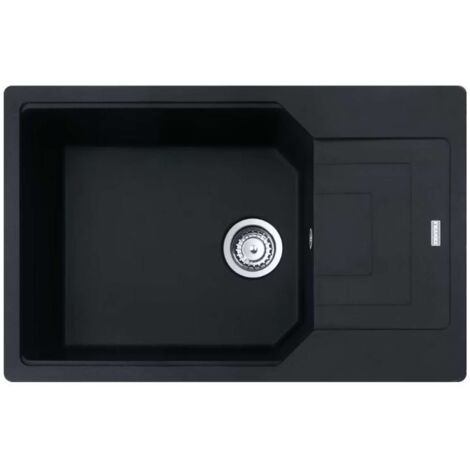 Franke Urban - Lavello in fragranite UBG 611-78 BB, 78x50 cm, nero opaco 114.0700.104