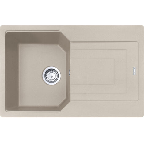 Franke Urban UBG 611-78. Tipo di lavello: Lavello ad incasso, Forma del lavandino: Rettangolare, Materiale del lavandino: Granito. Larghezza: 780 mm, Lunghezza: 500 mm, Profondità: 5... - 114.0686.747