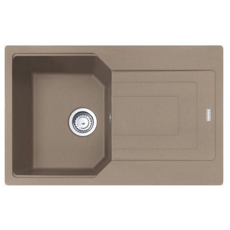 Franke Urban UBG 611-78. Tipo di lavello: Lavello ad incasso, Forma del lavandino: Rettangolare, Materiale del lavandino: Granito. Larghezza: 780 mm, Lunghezza: 500 mm, Profondità: 5... - 114.0686.750